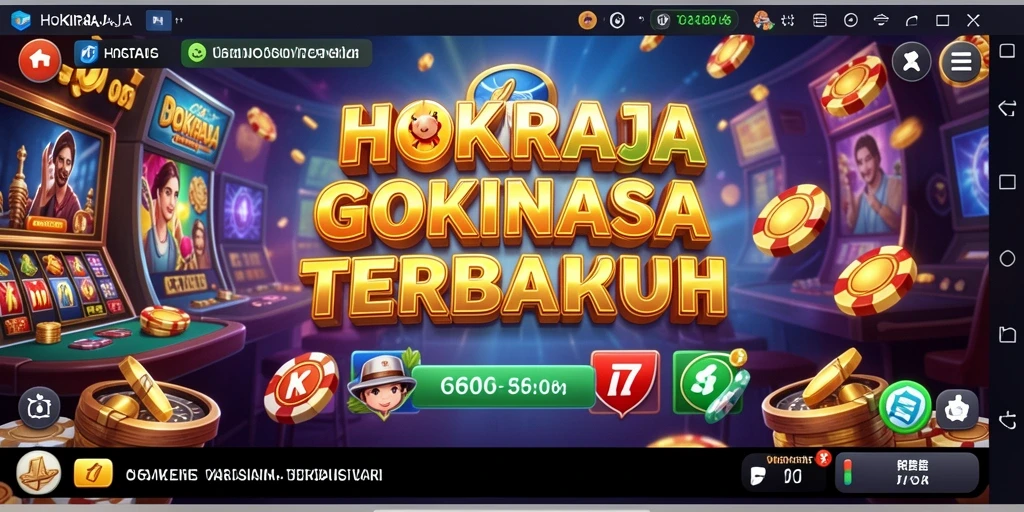 Screenshot HOKIRAJA menampilkan gameplay Kasino yang memukau dan interaktif.