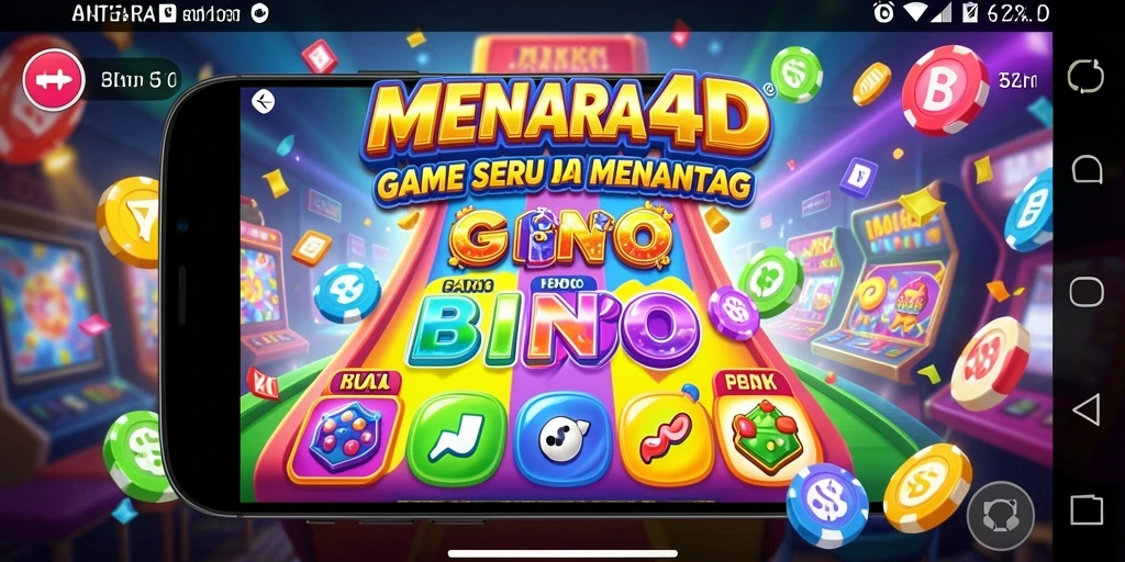 Screenshot MENARA4D menampilkan gameplay Bingo yang seru.