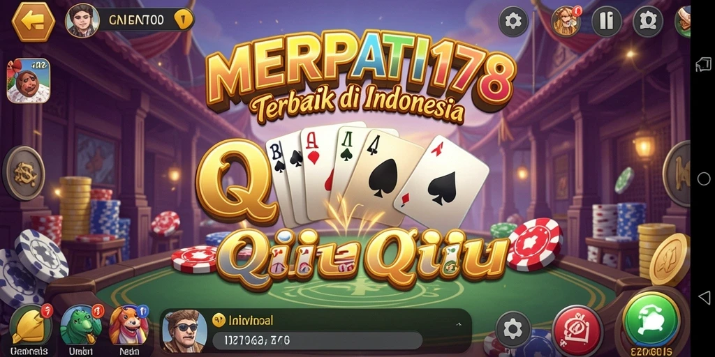 Tampilan gameplay QiuQiu yang seru dan interaktif