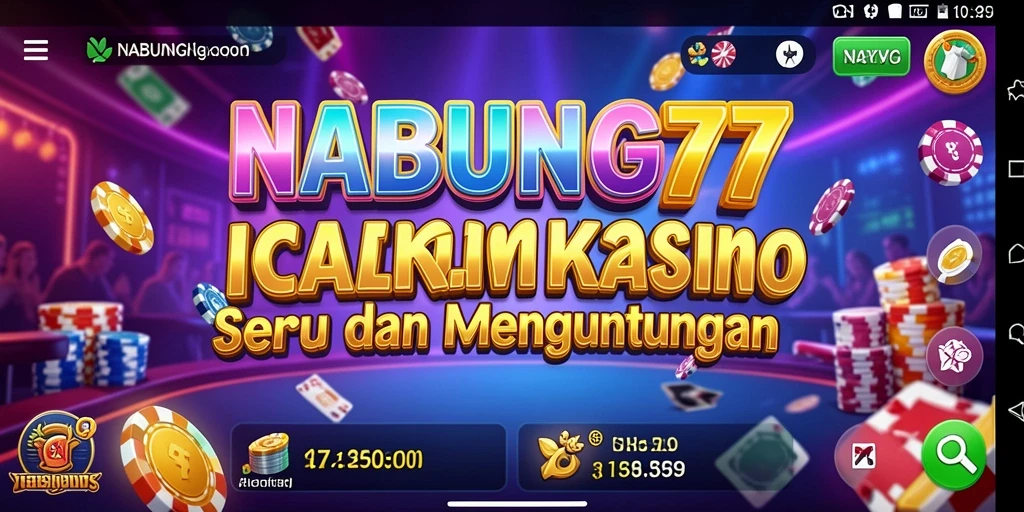 Tampilan menarik dari gameplay seru di NABUNG77.