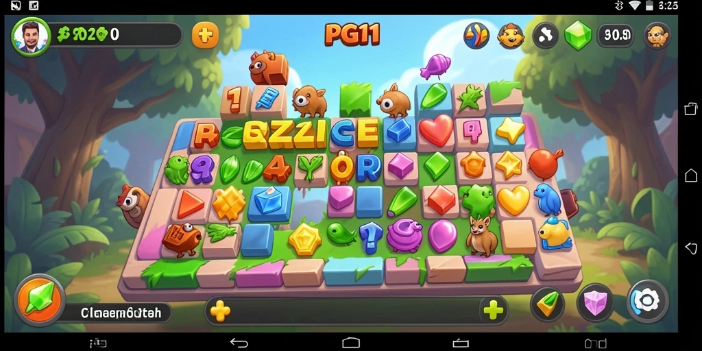 Tampilan gameplay PG11 dengan berbagai teka-teki seru yang menantang.