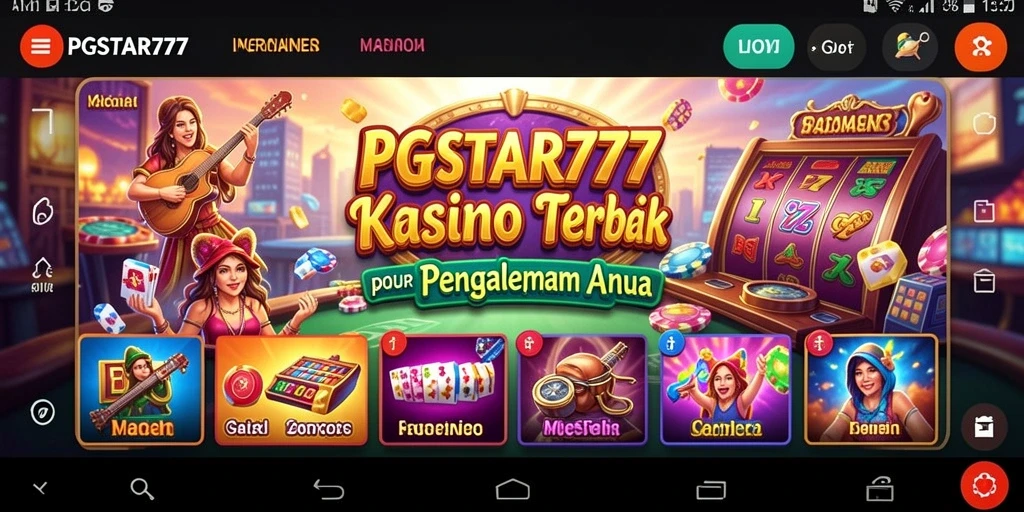 Screenshot PGSTAR777 menampilkan gameplay Kasino yang seru dan menarik.
