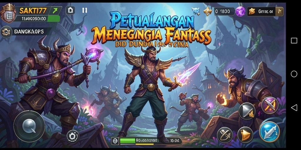 Gameplay SAKTI77 menampilkan petualangan seru di dunia fantasi.