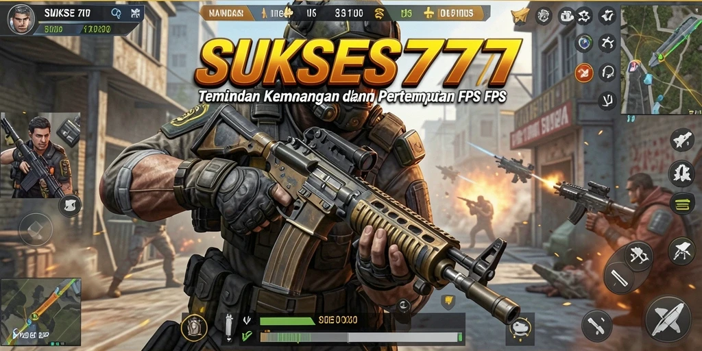 Screenshot gameplay SUKSES777 yang menunjukkan aksi menembak yang mendebarkan.