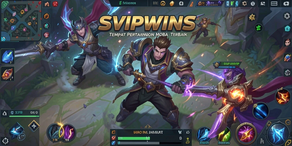 Menampilkan gameplay seru dalam SVIPWINS yang penuh aksi.