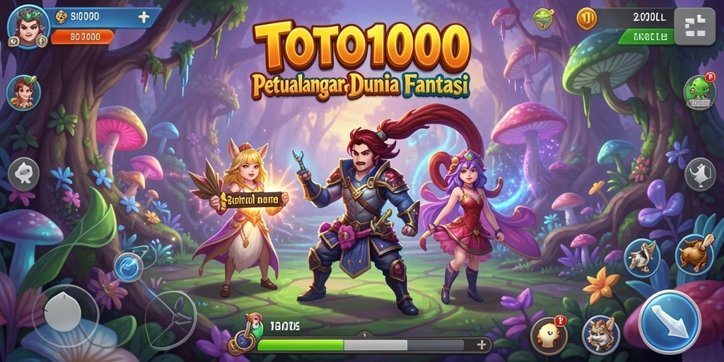 Gameplay TOTO1000 menampilkan petualangan seru yang menawan.